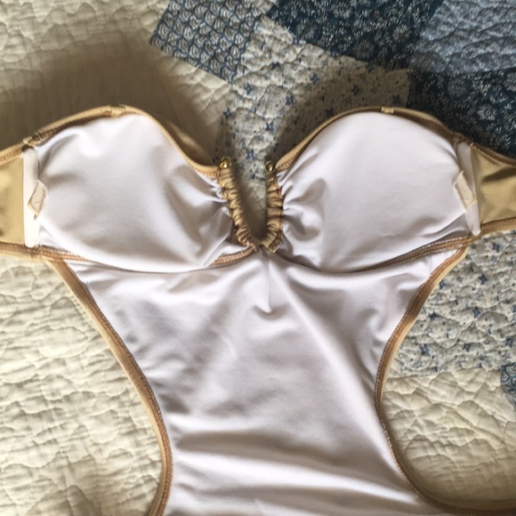 Like New! Apollo Swimwear Gold Minokini 💕💜💕 - Picture 4 of 8